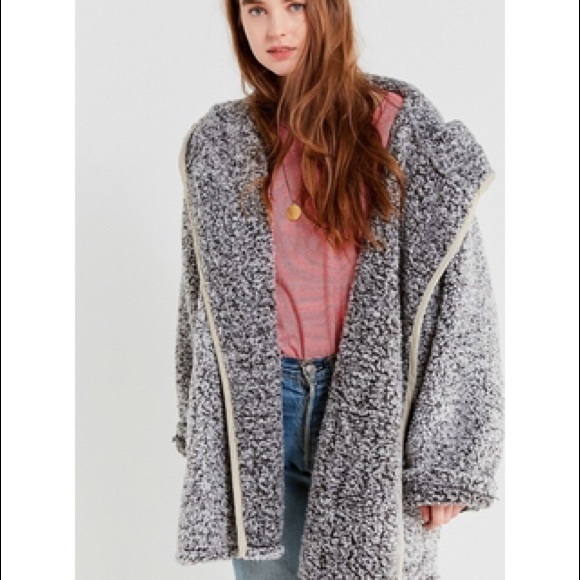 oversized fuzzy jacket